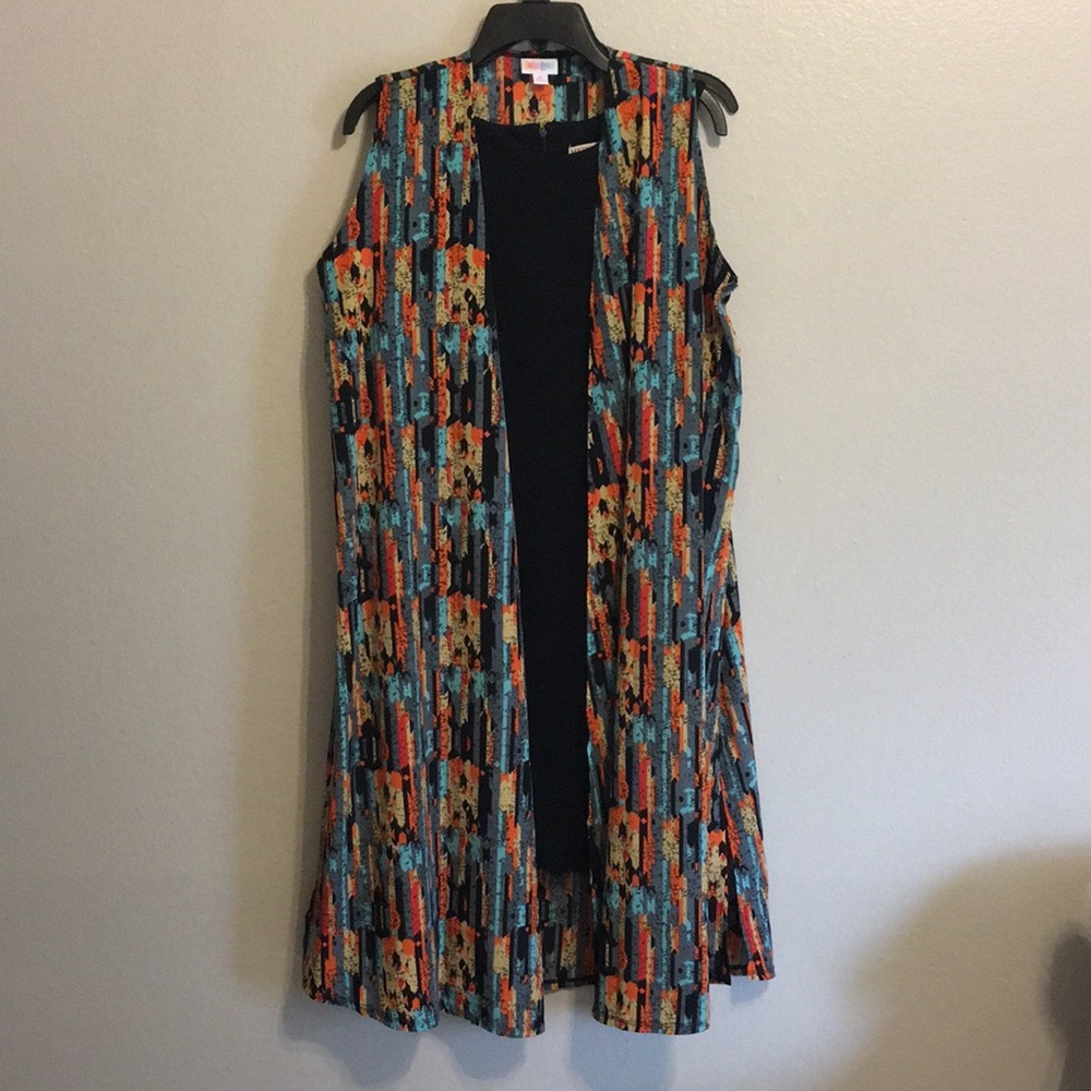 LuLaRoe colorful Joy vest